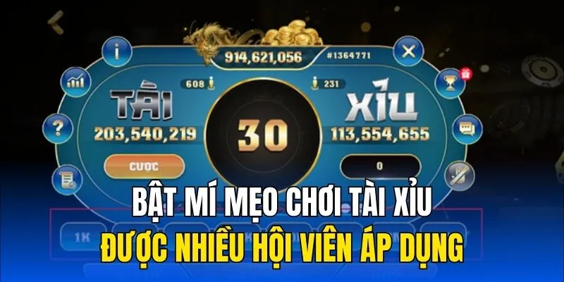 Bật mí mẹo chơi tài xỉu được nhiều hội viên áp dụng